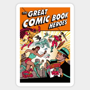 The Great Comic Book Heroes Sticker